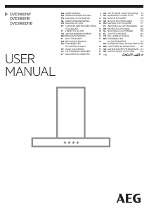 Manuale AEG DVE5960HB Cappa da cucina