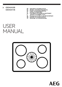 Manual AEG IDE84241IB Cooker Hood