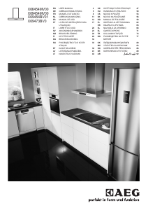 Manuale AEG X69454MV01 Cappa da cucina