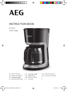 Manual AEG KF3300 Coffee Machine