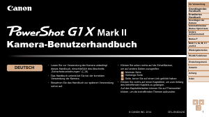 Bedienungsanleitung Canon PowerShot G1X Mark II Digitalkamera