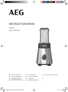 Mode d’emploi AEG SB2900 Blender