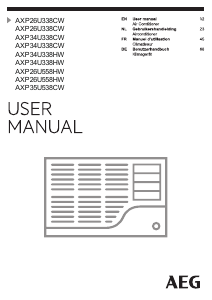 Manual AEG AXP26U558HW Air Conditioner