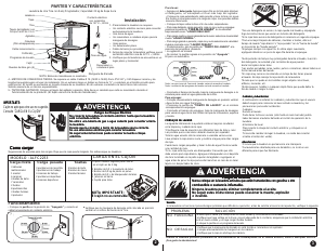 Manual de uso Acros ALFC2253EM Lavadora