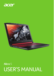 Handleiding Acer Nitro 5 AN515-41 Laptop