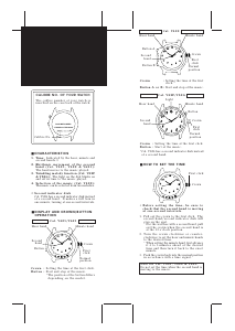 Manual Lorus V52F Movement