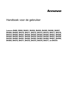 Handleiding Lenovo B490 Laptop