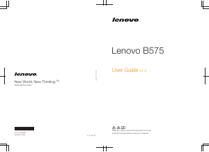 Handleiding Lenovo B575 Laptop