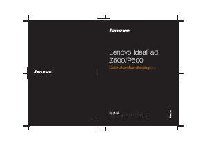Handleiding Lenovo Ideapad Z500 Laptop