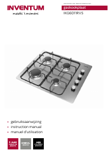 Manual Inventum IKG6011RVS Hob