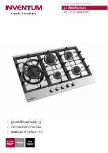 Manual Inventum IKG7523WGRVS Hob