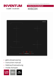 Mode d’emploi Inventum IKI6034 Table de cuisson