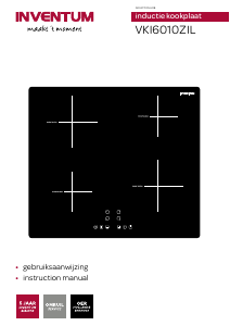 Handleiding Inventum VKI6010ZIL Kookplaat