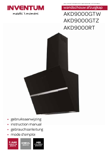 Manual Inventum AKD9000GTW Cooker Hood