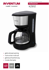 Manual Inventum KZ612 Coffee Machine