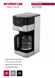 Manual Inventum KZ712D Coffee Machine