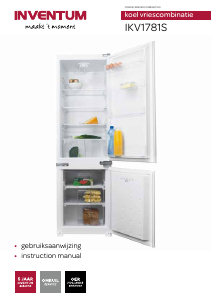 Manual Inventum IKV1781S Fridge-Freezer