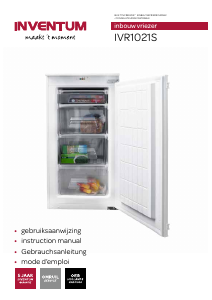 Manual Inventum IVR1021S Freezer