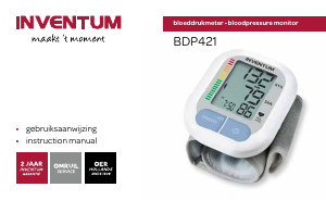 Handleiding Inventum BDP421 Bloeddrukmeter