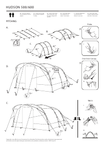 Mode d’emploi Vango Hudson 500 Tente