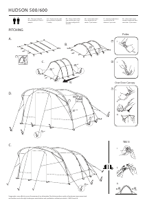 Manual Vango Hudson 600 Tent