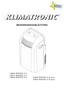 Bedienungsanleitung Suntec Rapido 2.3 Klimagerät