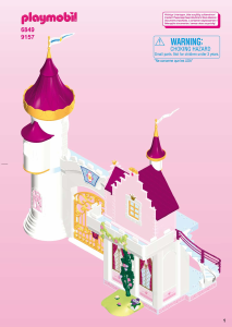 Manual de uso Playmobil set 6849 Princess Palacio de princesas