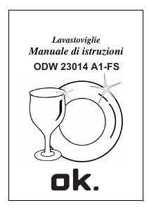 Manual de uso OK ODW 23014 A1-FS Lavavajillas