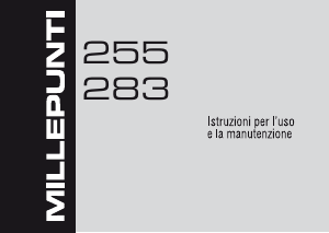 Manuale Necchi M283 Millepunti Macchina per cucire