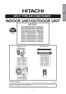 Handleiding Hitachi RAC-L10EAG Airconditioner