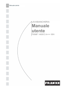 Manuale Franke FWMF 1408 Lavatrice