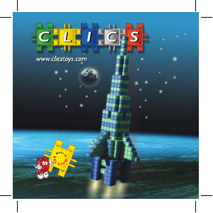 Instrukcja Clics set CA005 Space Rakieta