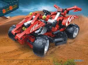 Mode d’emploi BanBao set 6955 Hi-Tech Rouge racer