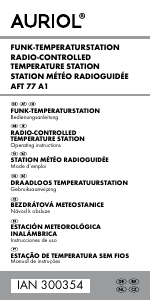 Manual Auriol IAN 300354 Weather Station