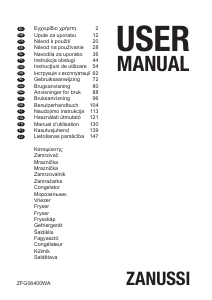 Instrukcja Zanussi ZFG 06400 WA Zamrażarka