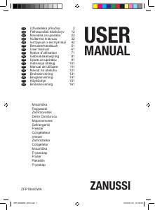 Priručnik Zanussi ZFP 18400 WA Zamrzivač