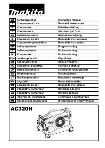 Bruksanvisning Makita AC320H Kompressor