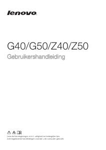 Handleiding Lenovo G40-80 Laptop