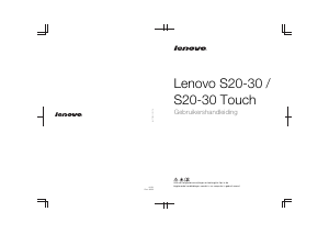 Handleiding Lenovo S20-30 Laptop