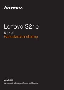 Handleiding Lenovo S21e-20 Laptop