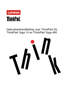 Handleiding Lenovo ThinkPad S3 Laptop