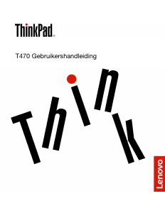 Handleiding Lenovo ThinkPad T470 Laptop