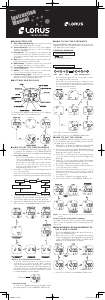 Manual Lorus Z017 Movement