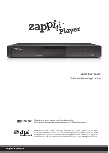 Mode d’emploi Zappiti Player Lecteur multimédia