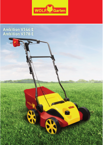 Mode d’emploi Wolf Garten Ambition V378 E Scarificateur