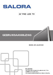 Mode d’emploi Salora 22LED1600 Téléviseur LED