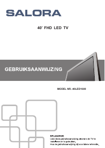 Handleiding Salora 40LED1600 LED televisie
