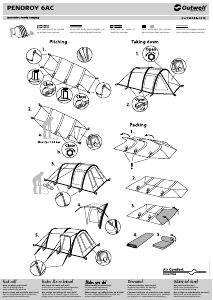 Handleiding Outwell Pendroy 6AC Tent