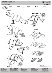 Handleiding Outwell Vacationer 400 Tent