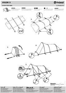 Manual Outwell Vigor 5 Tent